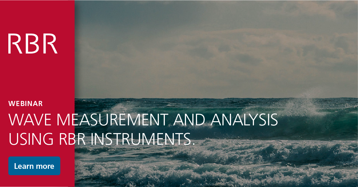 Wave measurement and analysis webinar - RBR